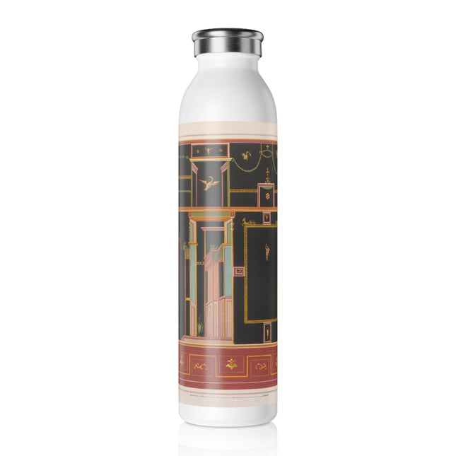 Pompeii Walls Pl.04 by Victor Steeger Slim Water Bottle