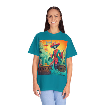 Skeleton Crew of the Misty Seas Unisex Garment-Dyed T-shirt