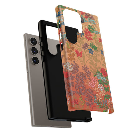Ornamental Japanese Flower Pattern Phone Cases