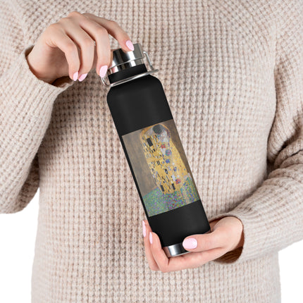 The Kiss by Gustav Klimt Copper Vacuum Insulated Bottle, 22oz