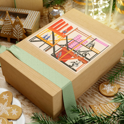 Maquettes de Théatre 4 by Alexandra Exter Kiss-Cut Stickers (4 Sizes)