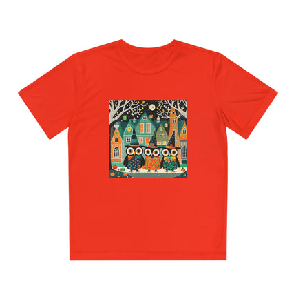 Night of the Trick-or-Treating Owlets Youth Competitor Tee