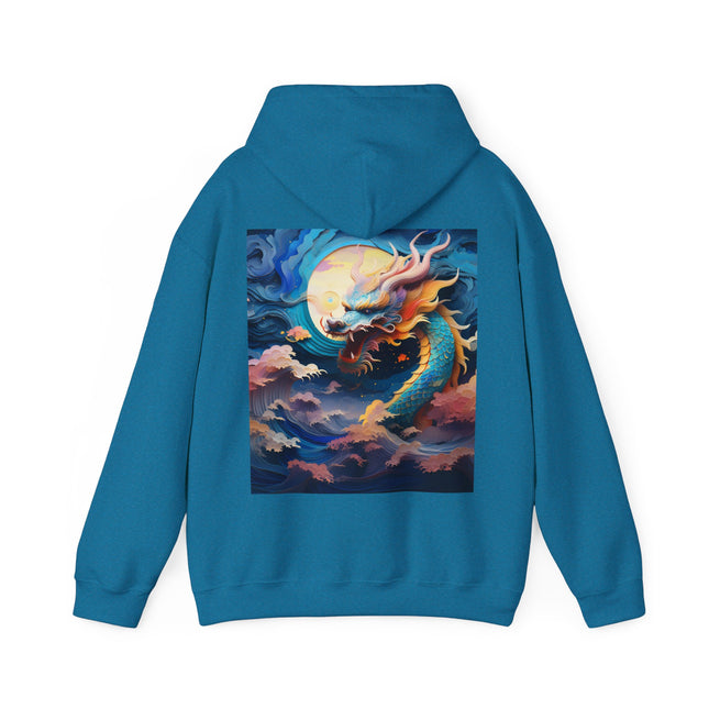 🐉⛈️ Dragon of the Tempest Hooded Sweatshirt – Stormborn Power & Mythic Majesty