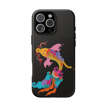 Golden Koi Phone Case – Lucky Swim & Vibrant Fortune