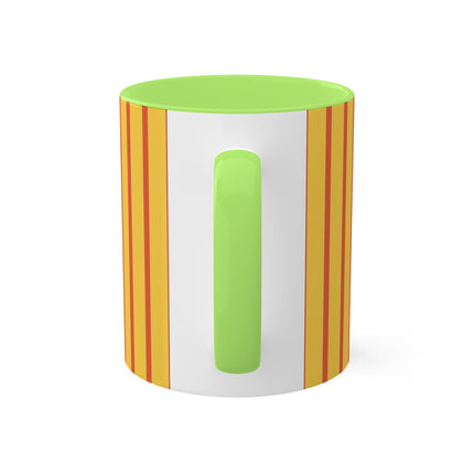 Candy Corn Skeleton Colorful Mugs (11oz, 15oz)