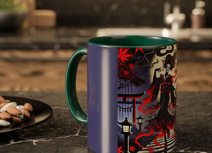 Halloween Sorceress Colorful Mugs (11oz, 15oz)