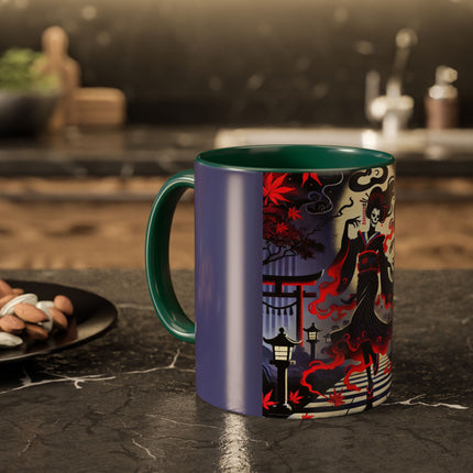 Halloween Sorceress Colorful Mugs (11oz, 15oz)
