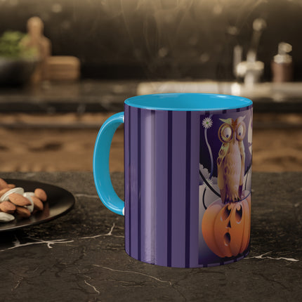The Startled Pumpkin Colorful Mugs, 11oz
