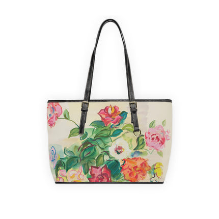 Bouquet de Roses by Raoul Dufy PU Leather Shoulder Bag