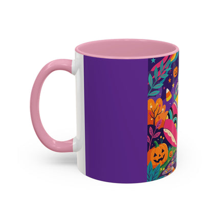 🌙🎃 The Lady Of Moonbeam Hollow Colorful Mug – Whimsical Halloween Charm
