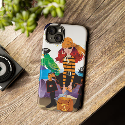 Moonlit Pirate Halloween Phone Cases