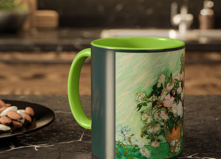 Roses by Vincent Van Gogh Colorful Mugs (11oz, 15oz)
