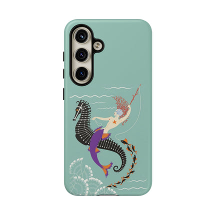 Mermaid on Seahorse Phone Case – Mythic Ocean Grace