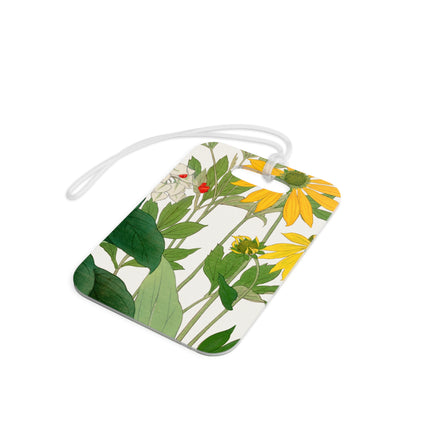 Clerodendrum & Rudbeckia Flower by Tanigami Kônan Luggage Tags