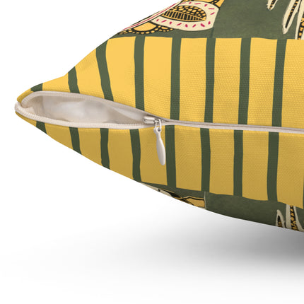 La décoration moderne dans le textile Pl. 2 by Gaston Charlet Spun Polyester Square Pillow