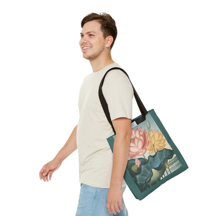 The Sacred Egyptian Lotus by Robert John Thornton Tote Bag (AOP)