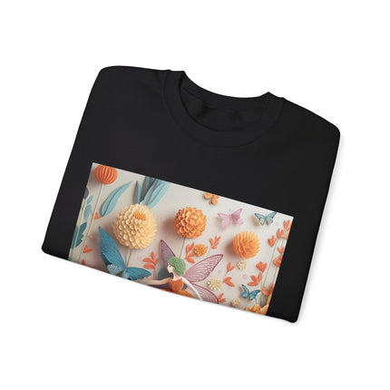 Dahlia Fairy Unisex Heavy Blend™ Crewneck Sweatshirt