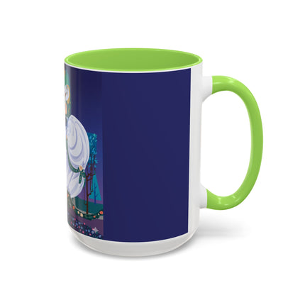 Moonlit Garden Waltz Colorful Mug (11oz, 15oz) – Rococo Romance, Garden Elegance & Enchanted Dance