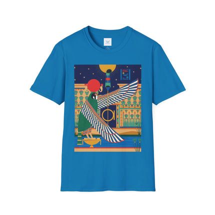 Winged Sun Disc & Falcon T-Shirt – Emblem of Hermes Trismegistus