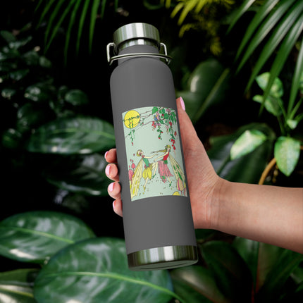 Moonlit Dance of Enchanting Fairies Copper Vacuum Insulated Bottle, 22 oz