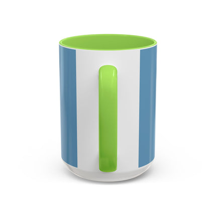 🎿❄️ The Winter Garden Skier Colorful Mug – Whimsical Holiday Fantasy