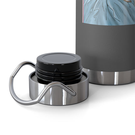 The Enchanting Painter: A Fairy's Artistic Touch Copper Vacuum Insulated Bottle, 22oz