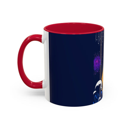 Liberty's Triumph Colorful Mugs – Art Deco Glory & Triumphant Spirit