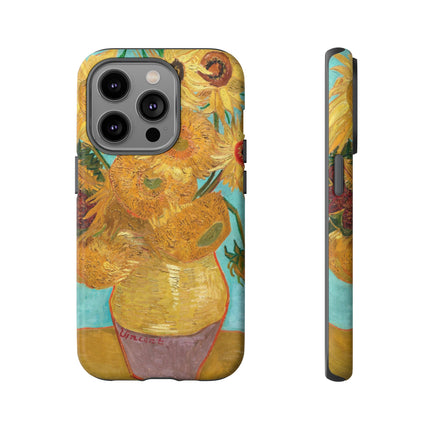 Vase with Twelve Sunflowers by Vincent Van Gogh Phone Cases