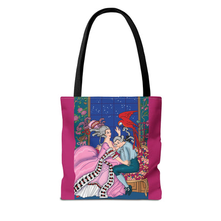 The Jealous Parrot by George Barbier Tote Bag (AOP)