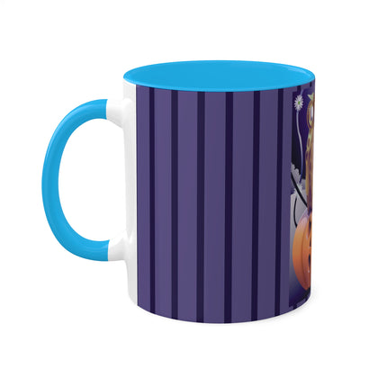 The Startled Pumpkin Colorful Mugs, 11oz