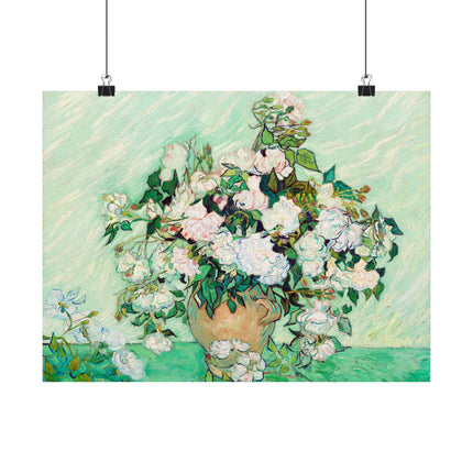 Roses by Vincent Van Gogh Matte Horizontal Posters