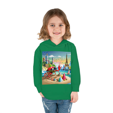 Crab Architect Toddler Pullover Fleece Hoodie