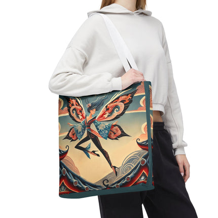 The Dragon Fairy of the Temple Tote Bag – Mythic Grace & Ancient Power