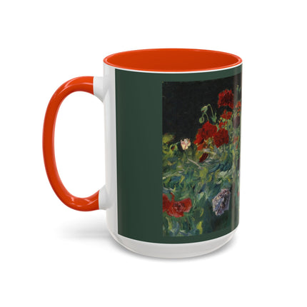 A Study of Poppies for Carnation, Lily, Lily, Rose by John Singer Sargent Colorful Mugs (11oz, 15oz)