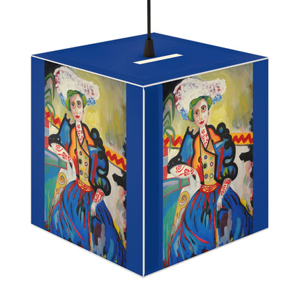 A Mulher by Amadeo de Souza-Carosa Light Cube Lamp