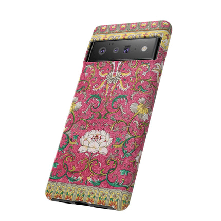 Pink Floral Pattern by Owen Jones Phone Cases