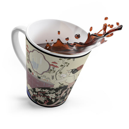 Le Grand Décolletage by George Barbier Latte Mug