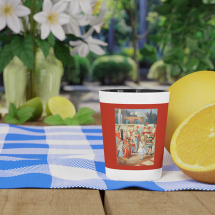 Off with her head! Off with— by Sir John Tenniel Ceramic Shot Glass