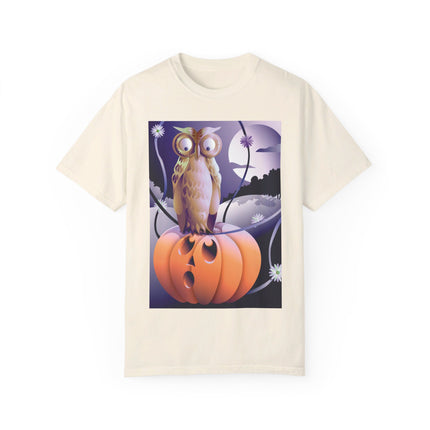 The Startled Pumpkin Unisex Garment-Dyed T-shirt