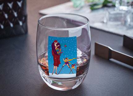 Snowfall & Couture Whiskey Glass