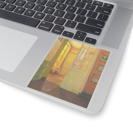Interior, Window Light by Henri Le Sidaner Kiss-Cut Stickers (4 Sizes)