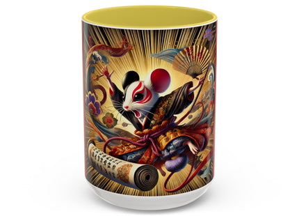 Theatrical Mouse on a Mission Colorful Mugs (11oz, 15oz)