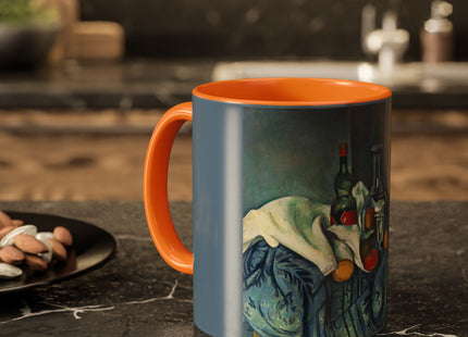 The Peppermint Bottle by Paul Cézanne Colorful Mugs (11oz, 15oz)