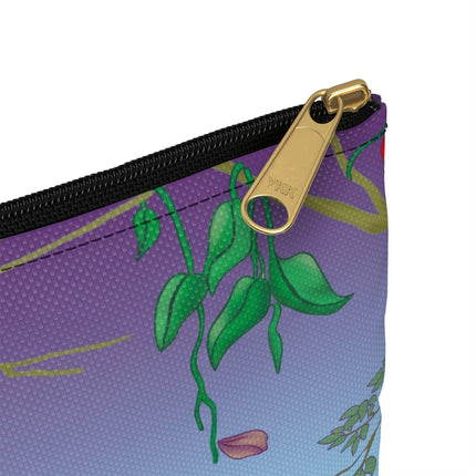 A Fairy’s Delight Accessory Pouch – Art Deco Whimsy & Floral Grace