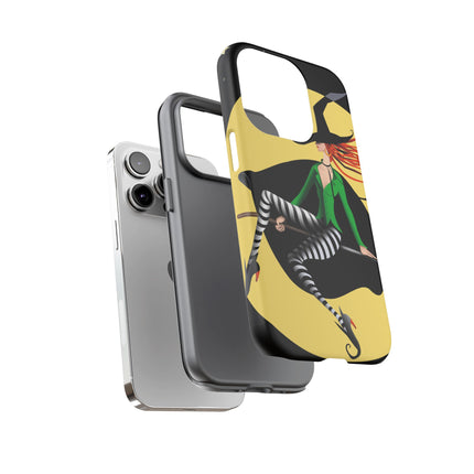 A Witch’s Moonlit Flight Phone Cases