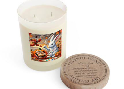 Halloween Rabbit’s Kabuki Jack-o’-Lanterns Scented Candle - Full Glass, 11oz