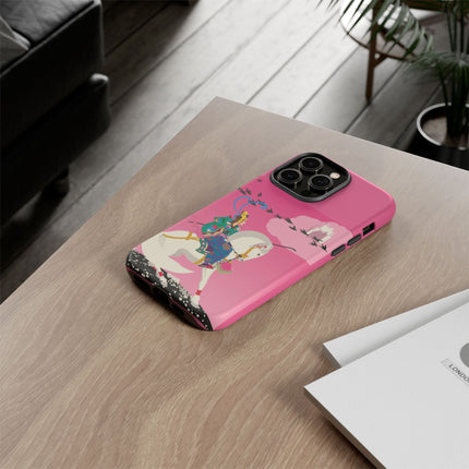 Samurai Princess on the White Steed Phone Case – Epic Grace & Mythic Power