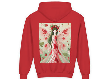Strawberry Fairy Delight Youth Heavy Blend Hooded Sweatshirt