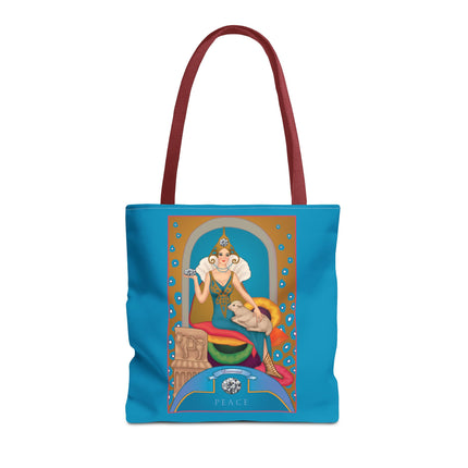 Astrology Gem Series: April & Diamond Tote Bag