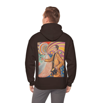 Portrait of Felix Feneon by Paul Signac Heavy Blend™ Hooded Sweatshirt
